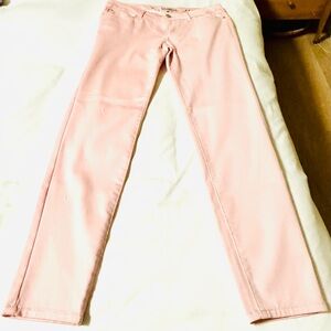 Silver pink jeans. Lightweight, skinny. See measurement for size.